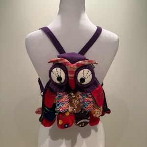 Colorful Owl Backpack